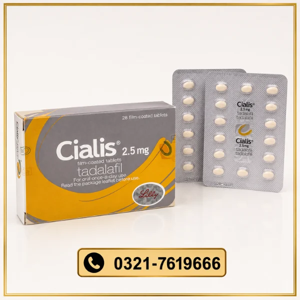 Cialis 2.5mg tablets in Pakistan – Tadalafil 2.5mg price and uses