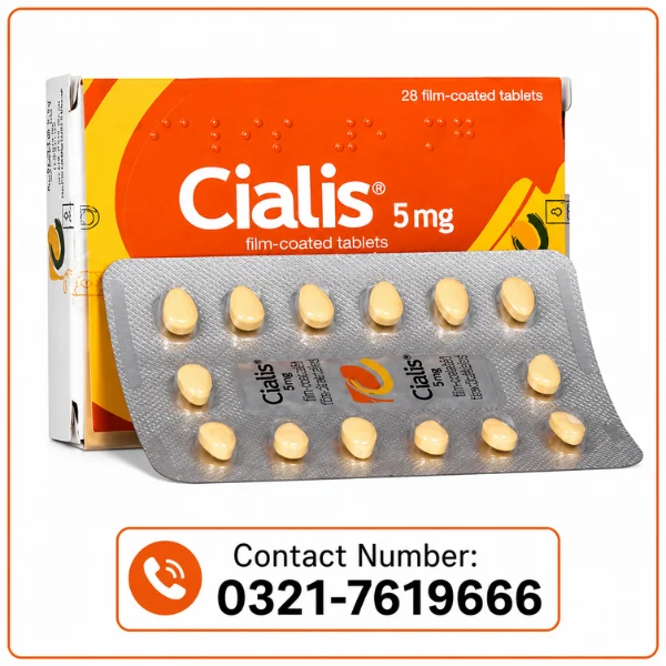 Cialis 5mg tablets in Pakistan – price, uses and 28 tablets pack