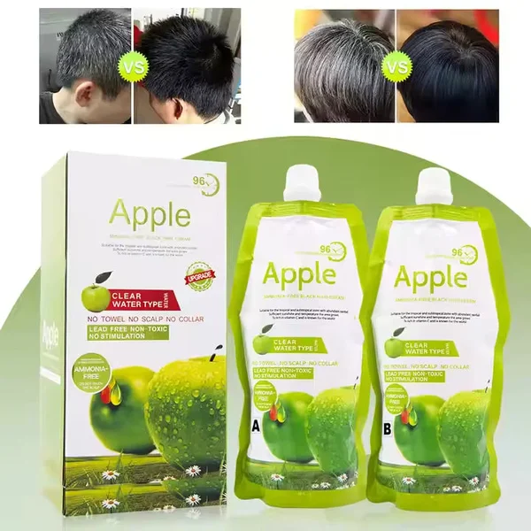 Apple Hair Color Shampoo Natural Black Price in Pakistan