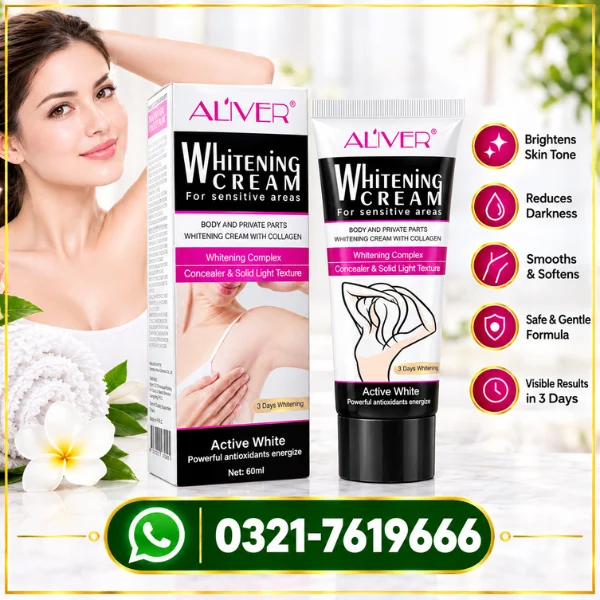 Aliver Whitening Cream For Sensitive Area