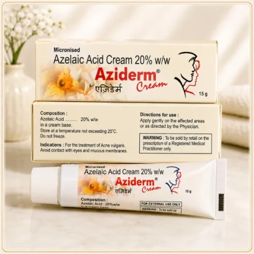 Aziderm 10% Cream Azelaic Acid for Acne