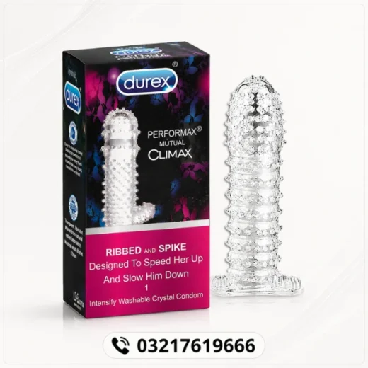 Durex Soft Silicone Dotted Ribbed Condom