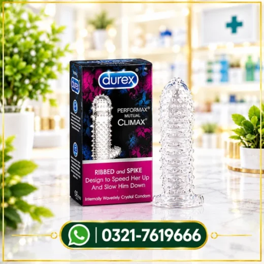 Durex Soft Silicone Reusable Spike Dotted Condom In Pakistan