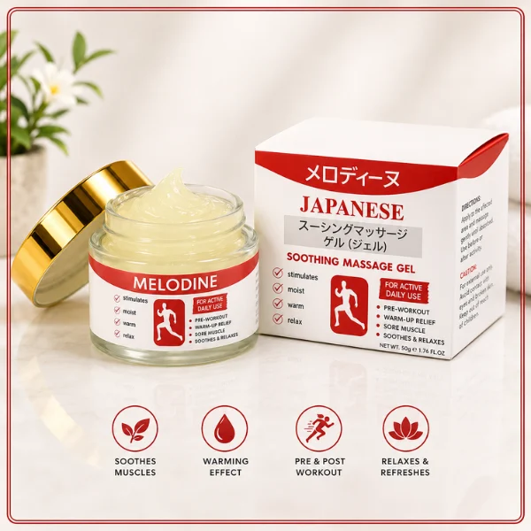 Japanese Instant Pain Relief Gel for Muscle and Joint Massage