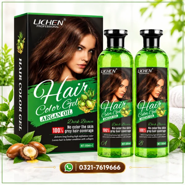 Lichen Black Hair Color Gel In Pakistan