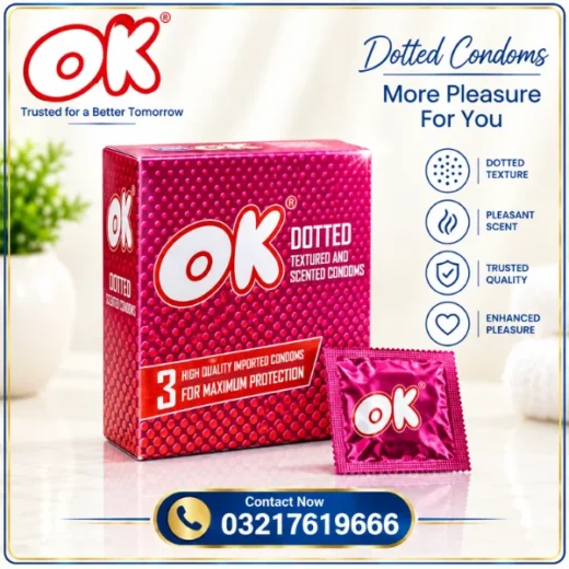 Ok Dotted Condom In Pakistan