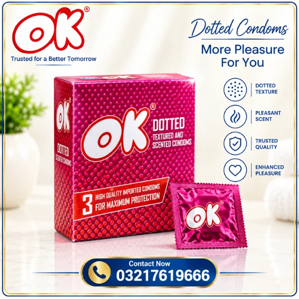 Ok Dotted Condom In Pakistan