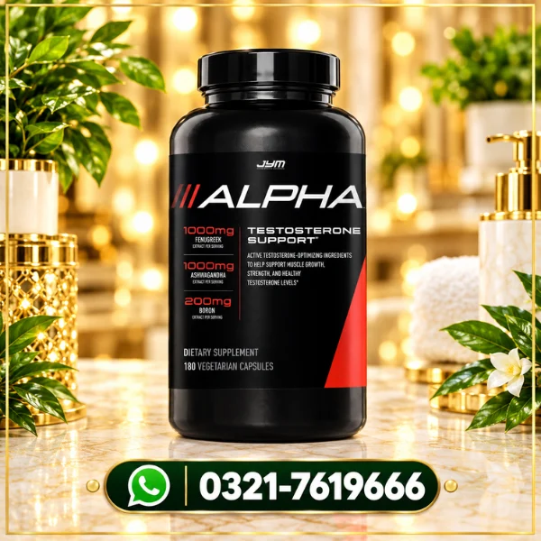 Alpha JYM Testosterone Support Capsules in Pakistan